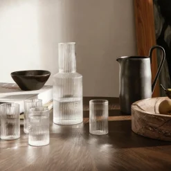 4 verres style verrine Ripple - Ferm Living