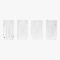 4 verres style verrine Ripple - Ferm Living