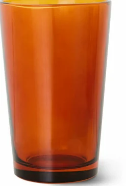 4 Verres à thé marron Amber - HKliving