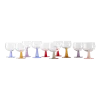 4 Verres à vin en verre 350ml Swirl - HKLIVING