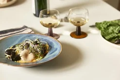 4 Verres à vin en verre 350ml Swirl - HKLIVING