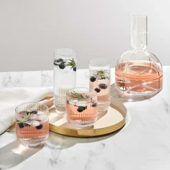 4 Verres à whisky en cristal sans plomb 27 Cl Sof - Nude Glass