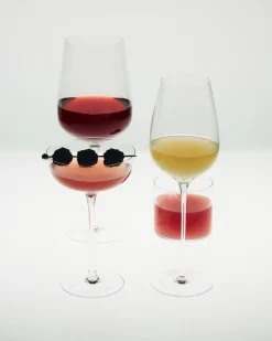 Verre à vin rouge en verre transparent 10x26,5cm 78cl Libellule - Serax