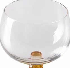Verre à vin Swirl Low Ochre - HKLIVING