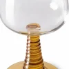 Verre à vin "tourbillon" High Ochre - HKLIVING