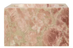 Vide poche en marbre rose et vert 18x11cm Juno - Versmissen
