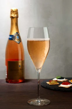 Vintage Set de 2 Verres à Champagne Arrondi - Nude Glass