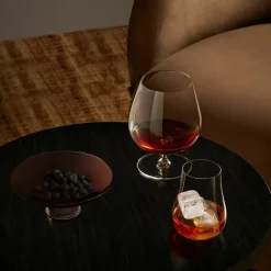 Vintage Set de 4 verres à whisky - Nude Glass