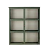Vitrine rectangulaire en bois de sapin vert 85 x 100 cm Tone - Bloomingville